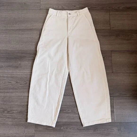 Everlane Utility Curve Pant in Birch, Size 4 - Picture 1 of 3